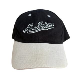 Alan Jackson‎ Drive Black Gray Adjustable Strap Hat Cap Country Music Vintage